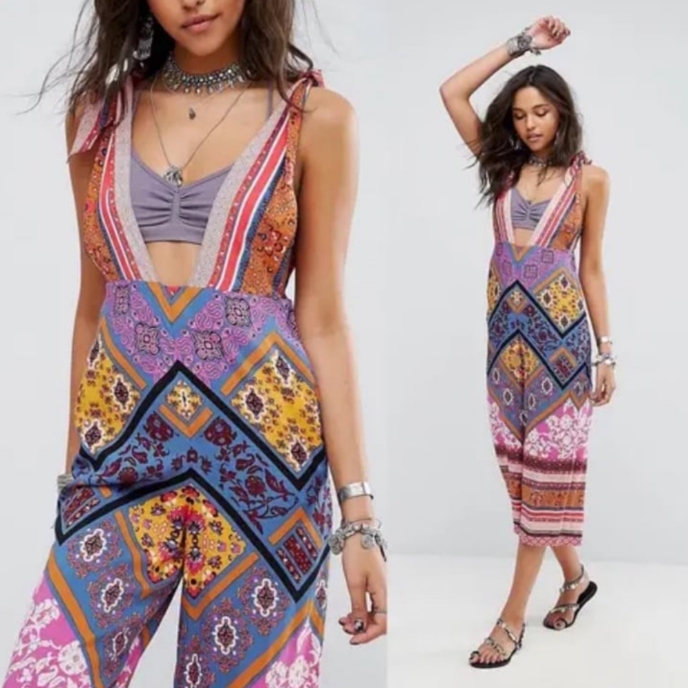 SOLD!!Free People Maritzah One Piece Jumpsuit Size 6 NWOT - Picture 2 of 9